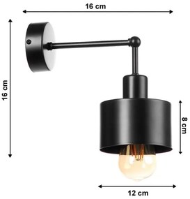 Nástenné svietidlo BODO 1xE27/60W/230V
