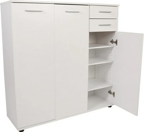 Skrinka na topánky Adre White