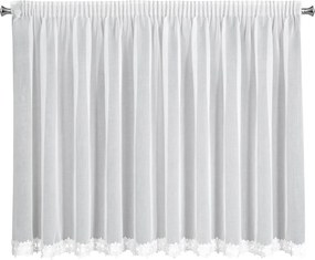 ZÁCLONA NA PÁSKE KAJA 350X155 CM CM BIELA