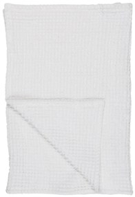 Ib Laursen Bavlnený uterák Liseleje Waffle White 50 × 100 cm