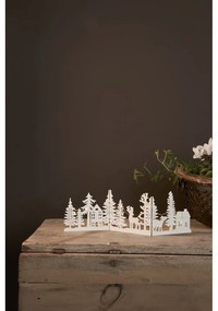 Biela svetelná dekorácia s vianočným motívom Fauna – Star Trading