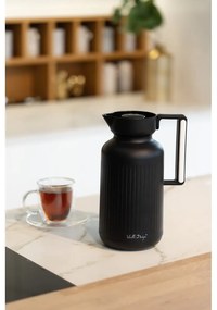 Matne čierna termoska 1 l Lungo – Vialli Design