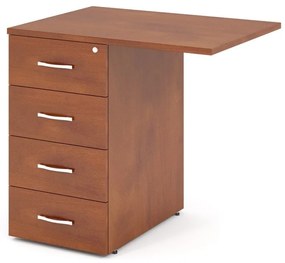 Kontajner Impress 4-zásuvkový - k stolu Impress (76 cm), javor