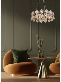 Zuma Line 9864-500 - Luster na lanku TIARA 6xE14/40W/230V zlatá