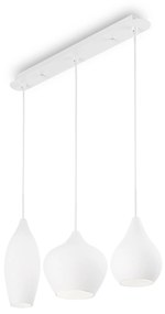 Závesné svietidlo Ideal lux 111858 SOFT SP3 BIANCO 3xE14 40W