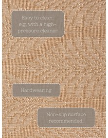 Vnútorný a vonkajší koberec v béžovej a slonovinovej farbe 160x230 cm Duet Liora – NORTHRUGS