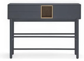 Tmavosivý konzolový stolík 35x120 cm Corvo - Teulat