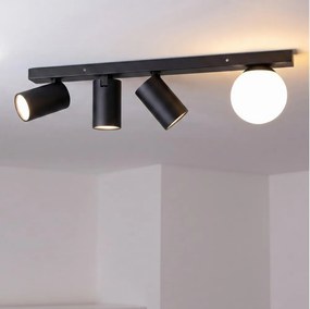 BRILAGI - Bodové svietidlo SELE BALL 3xGU10/30W/230V + 1xG9/10W čierna