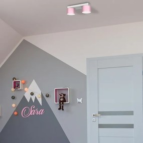 Stropné svietidlo DIXIE 2xGX53/11W/230V ružová