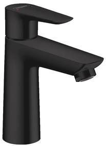 Hansgrohe Talis E, umývadlová batéria 110 s odtokovou súpravou s ťahadlom, čierna matná, HAN-71710670