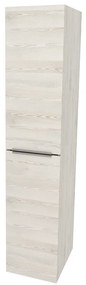 Mereo, Mereo Mailo, kúpeľňová skrinka vysoká 170 cm, chróm madlo, Multidecor, White Loft Pine, MER-CN594LPWLP1