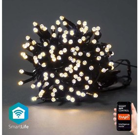 Nedis SmartLife LED Wi-Fi Teplá biela 200 LED 20 m Android / IOS WIFILX01W200