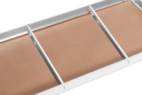 Dielenský regál IRONHOLD 205x120 cm strieborný