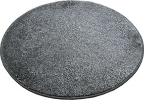 Vopi, Kusový koberec Laguna tmavo šedá kruh, 57x57 (priemer) kruh, šedá, obývacia izba