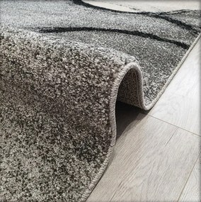 HU Sivý linkovaný koberec Rio 443-L.Grey--L.Grey Rozmer: 60x100 cm