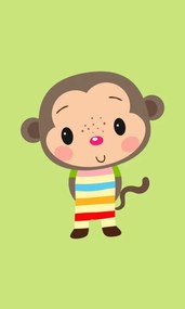 Detský uterák Opička, 50x30 cm