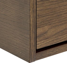 Nočný stolík v dekore duba v tmavoprírodnej farbe Monfort – Actona