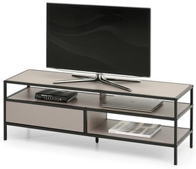 TV stolík/skrinka Subsidios (čierna). Akcia -40%. Vlastná spoľahlivá doprava až k Vám domov. 1137068