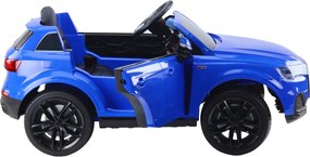 LEAN CARS Audi Q7 batéria Auto modré lakované