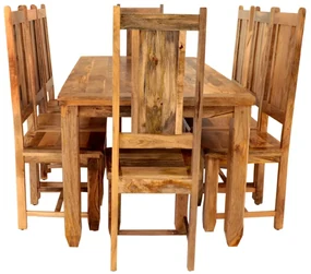furniture-nabytek.cz - Jedálenský set pre 8 osôb z mangového dreva
