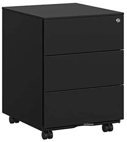 Kancelársky kontajner, 3 zásuvky, uzamykateľný, 55x39x45cm