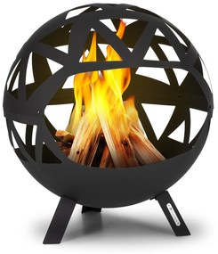Colima, ohnisko, Ø 66 cm, guľovitý tvar, rošt na drevené uhlie, popolník