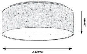 Rabalux OTILIA LED stropné svietidlo 3308
