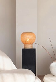 XXXLutz STOLNÁ LAMPA, nožný spínač, E27, 25/27 cm Good & Mojo - Online Only bytové doplnky - 004315010204