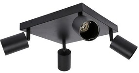 Stropné bodové svietidlo SARAI 6969 G10 čierne LS4