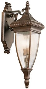 Elstead KL-VENETIAN2-M - Vonkajšie nástenné svietidlo VENETIAN 2xE14/60W/230V IP44