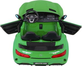 Ramiz Elektrické autíčko Mercedes-Benz GT R pre deti zelené + pohon 4x4