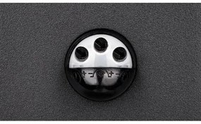 LED Vonkajšie nástenné svietidlo so senzorom LED/9W/230V 4000K IP44 čierna