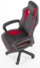 Kancelárska stolička HELO čierna/červená