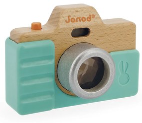 Detský drevený fotoaparát so zvukom a svetlom Janod od 1 roka