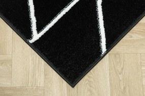 Koberec LIMA C877B čierny / biely