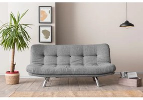 Dvojmiestná rozkladacia pohovka BINA svetlosivá