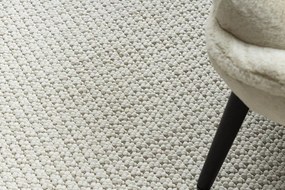 Metrážny koberec CASABLANCA LOOP biely