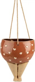 Keramický závesný kvetináč nohy ženy Woman Planter - 17*15*20 cm