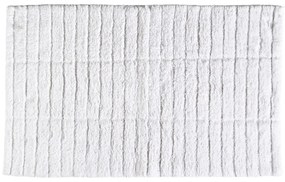 Biela bavlnená kúpeľňová predložka Zone Tiles, 80 x 50 cm