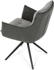 Jedálenská stolička sivá DCH-D1345 GREY2