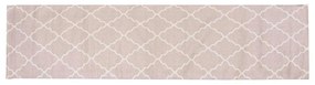 Ružový behúň Floorita Lattice Sand, 60 × 150 cm