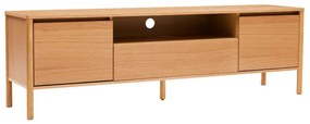 TV stolík Blair (TU01) dubový – 180 cm, nohy z masívneho dreva