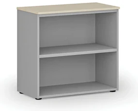 Kancelársky regál PRIMO GRAY, 800 x 420 x 740 mm, sivá/breza
