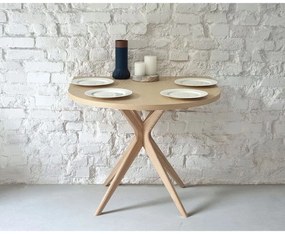 Jedálenský stôl z jaseňového dreva 90x90 cm Jubi – Ragaba