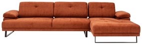 Rohová sedačka Mussty 1 (oranžová) (P). Vlastná spoľahlivá doprava až k Vám domov. 1062715