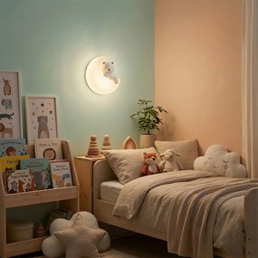 Toolight Rea, LED NÁSTENNÉ SVIETIDLO G180-W MEDVEĎ NA MESIACI, OSW-07811