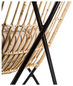 Kreslo s výpletom v prírodnej farbe – Ixia