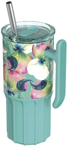 Nerezový termohrnček so slamkou Umi Waterfall Garden 720 ml