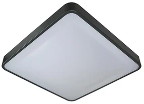 BOWI Stropné svietidlo WILTON 2xE27/60W/230V 37,5x37,5 cm čierna BW0101