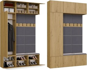 Předsíňová stěna Haga 1Sz2W 150 cm dub Artisan